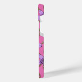 Orchidées et chaînes, violet et rose (Côté gauche)