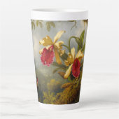 Orchidées et colibri Heade Latte Mug (Devant)