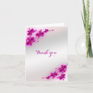 Orchidées, fleurs élégantes, mariage floral, merci