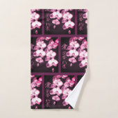 Orchidées japonaises (Serviette à main)