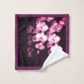 Orchidées japonaises (Gant de toilette)