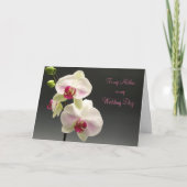 Orchidées roses blanches Merci Mère pour mon Maria (Devant)