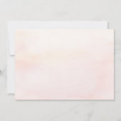 Orchidées roses Pampas Merci de douche en laiton (Dos)