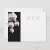Orchidées roses RSVP (Dos)