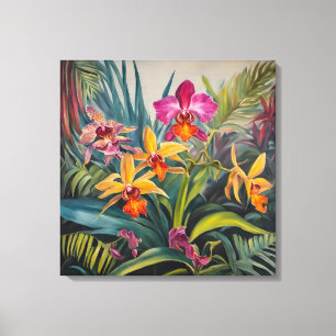 Orchidées tropicales - Imprimer l'art en toile