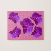 ORCHIDES PURPLE JIGSAW PUZZLE (Horizontal)