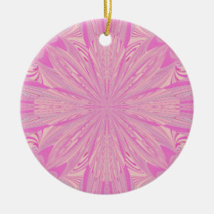 orchideus Paars prachtige Abstracte ventilator Keramisch Ornament