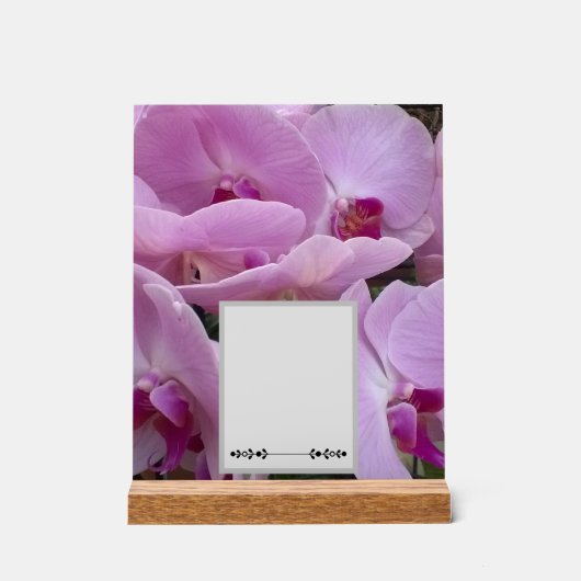 Orchids Acryl Bord (Voorkant)