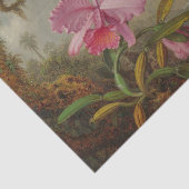 Orchids and Hummingbirds by Martin Johnson Heade Tissuepapier (Detail)