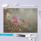 Orchids and Hummingbirds by Martin Johnson Heade Tissuepapier (Craft)