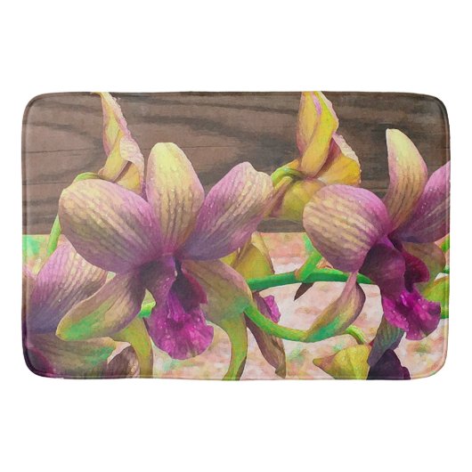 Orchids Blooming Badmat (Voorkant)