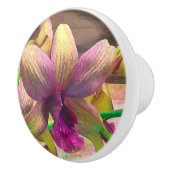Orchids Blooming Keramische Knop (Rechts)