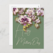 Orchids Floral Happy Moederdag Feestdagenkaart (Voorkant / Achterkant)