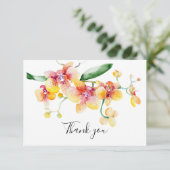 Orchids Funeral Memorial Bedankt (Staand voorkant)