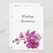 Orchids Indure Wedding Packets Kits Kaart (Voorkant / Achterkant)