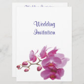 Orchids Indure Wedding Packets Kits Kaart (Voorkant / Achterkant)