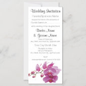 Orchids Indure Wedding Packets Kits Magnetische Uitnodiging (Voorkant)