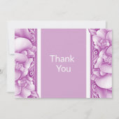 Orchids Mariage Ornate Merci Cartes (Devant)