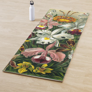 Orchids Yoga Mat van Ernst Haeckel