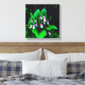 Orchis Wildbloemen Canvas Afdruk (Insitu (Slaapkamer))