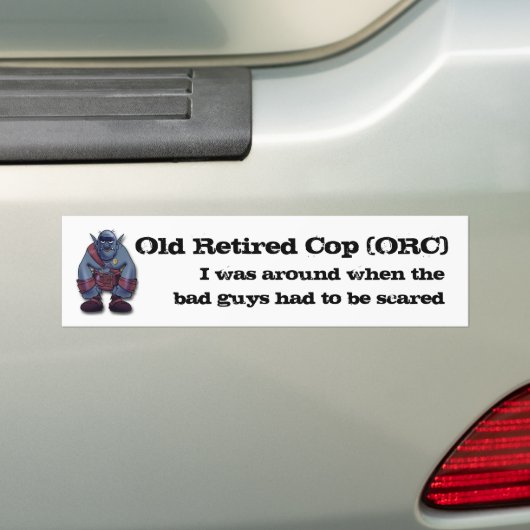 ORCs-Bumpersticker Bumpersticker (Op auto)