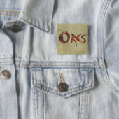 Orcs Vierkante Button 5,1 Cm (In situ)
