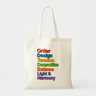 Orde Ontwerp Spanning Compositie Balans En Tote Bag