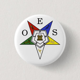 Orde van de Oostelijke Ster embleem van de Orde Ronde Button 3,2 Cm