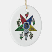 Orde van de oostelijke ster keramisch ornament (Rechts)
