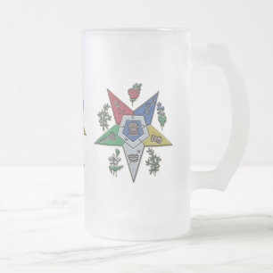 Orde van de oostelijke ster matglas bierpul