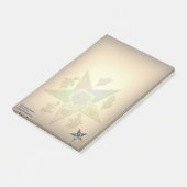 Orde van de oostelijke ster post-it® notes (Schuin)