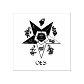 Orde van de oostelijke ster 	rubberstempel (Afrduk)