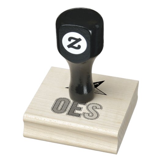 Orde van de oostelijke ster 	rubberstempel (Stempel)