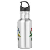 Orde van de oostelijke ster waterfles  (Achterkant)