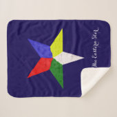 Orde van de Oosterse Ster (Wavy) Sherpa Deken (Voorkant (horizontaal))