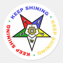 Orde van de Oosterse Sterren Ronde Sticker