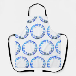 Orde van de Seder Illustratie Schort