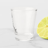 Orde van Defensie Shot Glass Glas (Rechts)