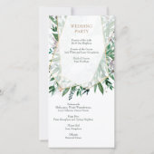 Orde van dienst, programma, geometrische #2 (Achterkant)