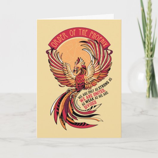 Orde van het Crosshatched Embleem van Phoenix Kaart (Voorkant)