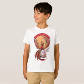 Orde van het Crosshatched Embleem van Phoenix T-shirt (Voorkant volledig)