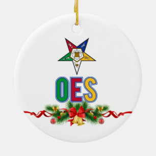 Order of Eastern Star Keramisch Ornament