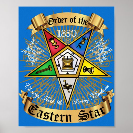 Order of Eastern Star Poster (Voorkant)