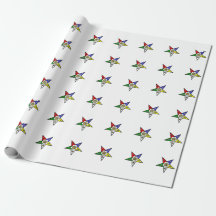 Order of Eastern Star Wrapping Paper voor OES Gift