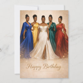 Order of the Eastern Star Birthday Card Kaart