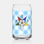 Order of the Eastern Star Drinking Glass (Verso)