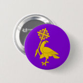 Order of the Falcons Heart Button (Voorkant /achterkant)
