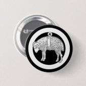 Order of the Silver Ram Button (Voorkant /achterkant)