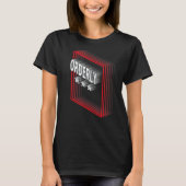Orderly Job Title Appreciation Retro T-shirt (Voorkant)