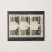 Orders van architectuur,  Entablatures Legpuzzel (Horizontaal)